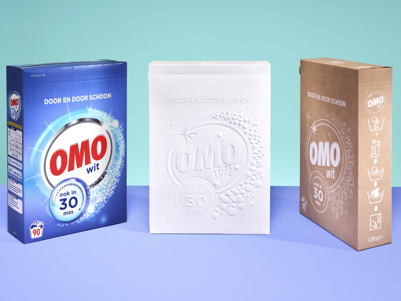 White is the new green - Reducing materials to design eco-friendly and sustainable laundry packaging.